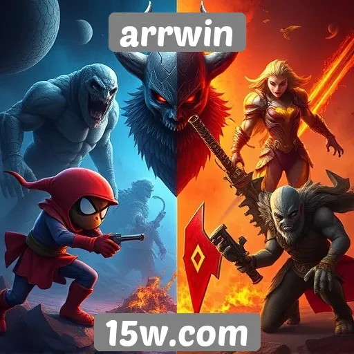 Comparativo de jogos populares no arrwin