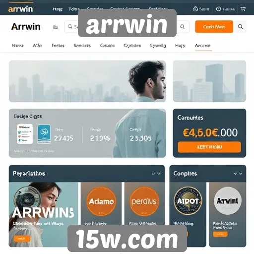 Experiência de usuário no site arrwin é atrativa